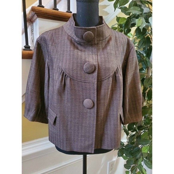 GIANNI BINI Wool Swing coat Small - Picture 10 of 10
